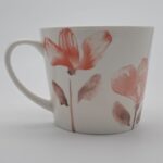 Taza de Porcelana Flores rosas